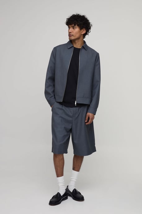 Tailored Zip Up Harrington Co-Ord Jacket - Image 4