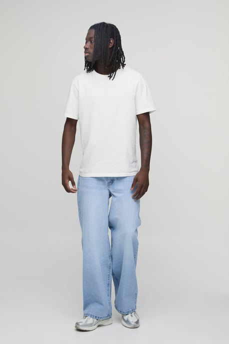 Basic Baggy Fit Jeans - Image 4