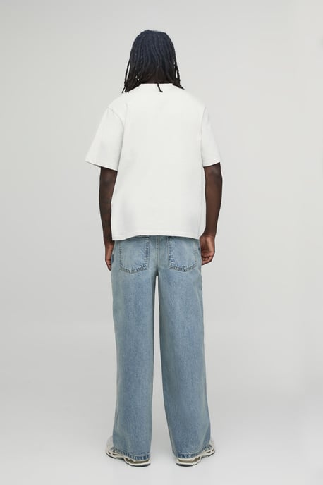 Basic Baggy Fit Jeans - Image 3