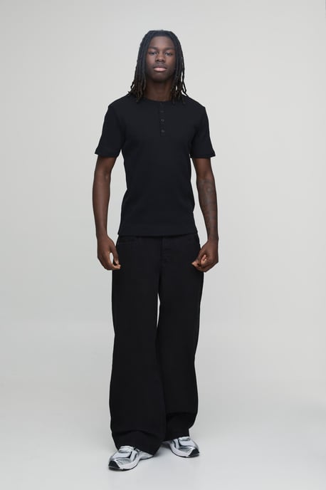 Basic Baggy Fit Jeans - Image 4