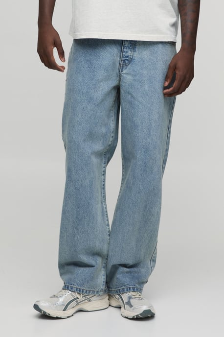 Basic Relaxed Fit Jeans - Image 1