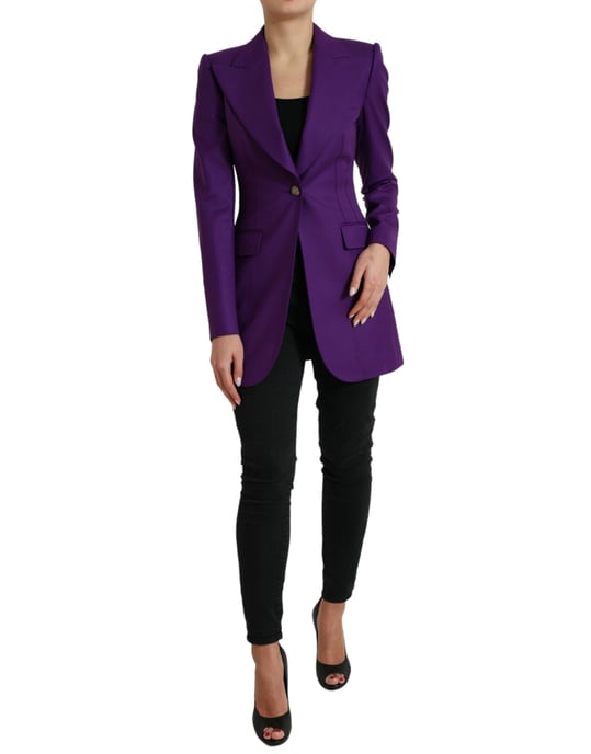 Purple Blazer Tailored Fit - Image 1