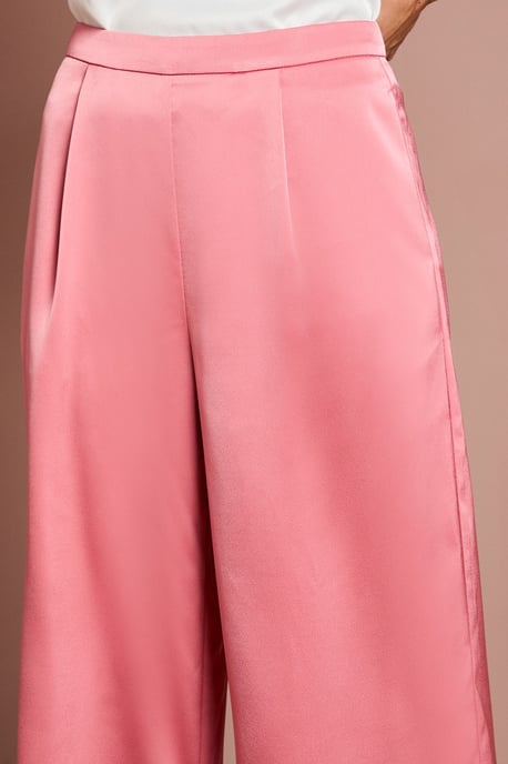 Satin Flare Trouser - Image 4