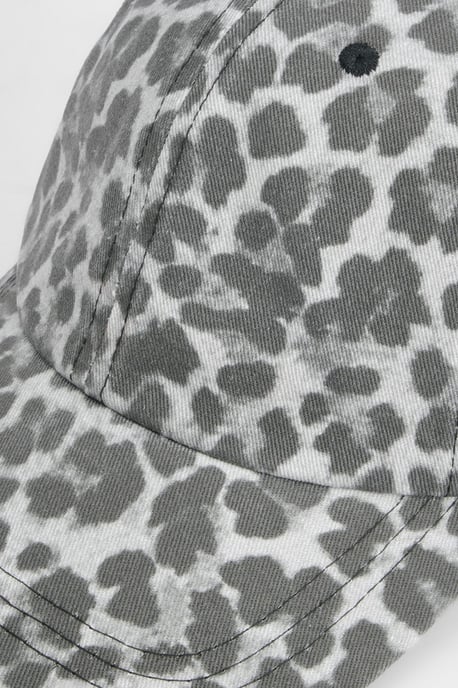 Leopard Print Washed Cap - Image 3