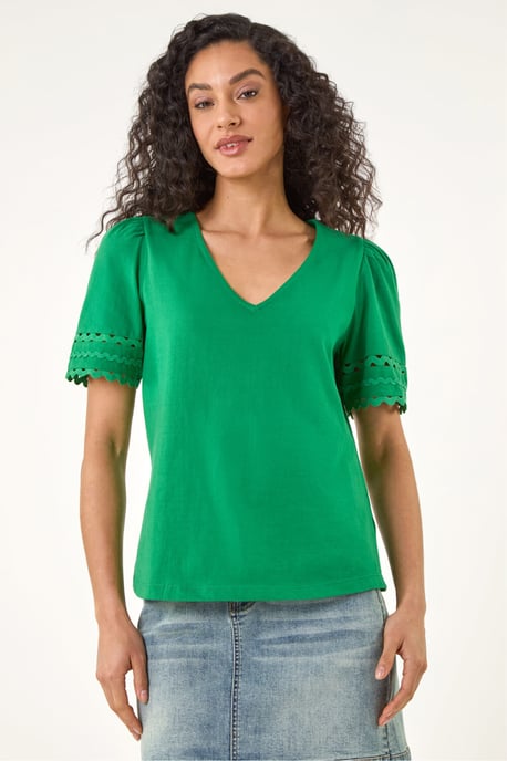 Ric Rac Trim T-Shirt - Image 4
