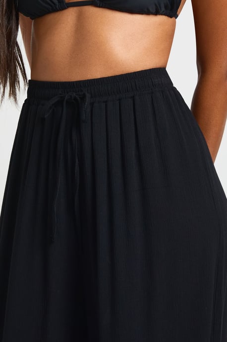 Essentials Oversized Linen Look Trousers - Image 4