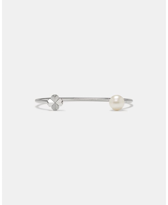 Spade Flower Pearl Cuff - Image 1
