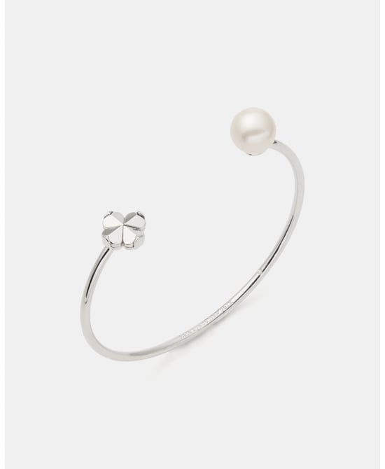 Spade Flower Pearl Cuff - Image 3