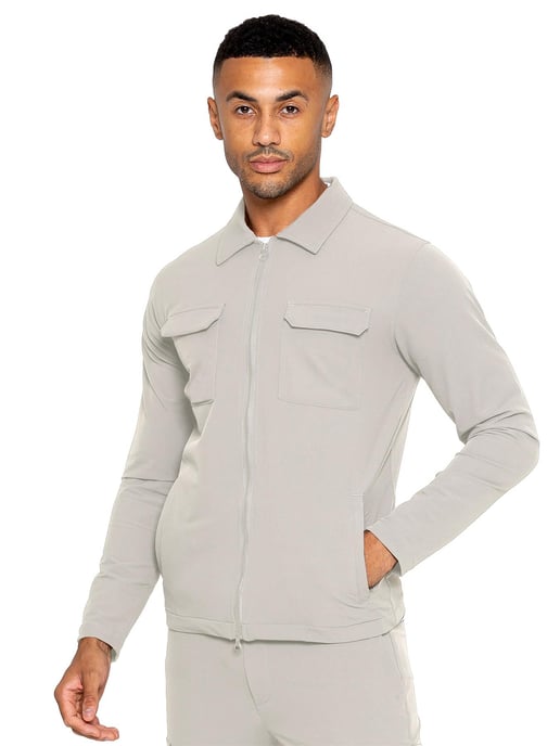 Enzo | Mens Cargo Shacket - Image 3