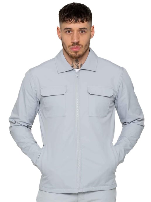 Enzo | Mens Cargo Shacket - Image 3