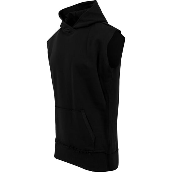 Urban Classics Heren mouwloze open rand hoodie - Image 3