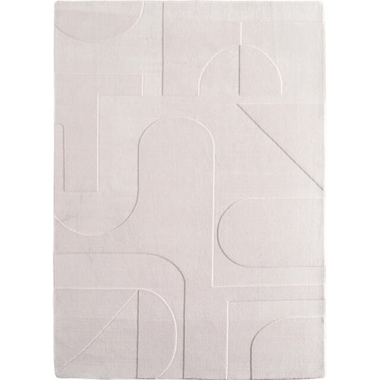 Muratap Japandi vloerkleed hoogpolig scandinavisch design 3d-effect - - Image 1