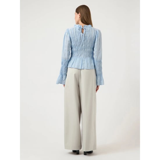 Y.A.S Yasrava ls smock top s. skyway/star white - Image 3