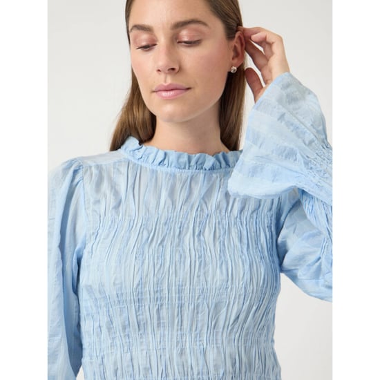 Y.A.S Yasrava ls smock top s. skyway/star white - Image 5
