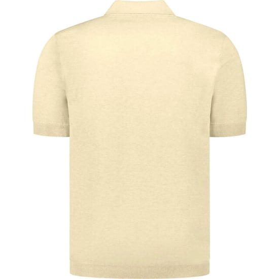 No Excess Pullover short sleeve v-polo melang yellow - Image 2