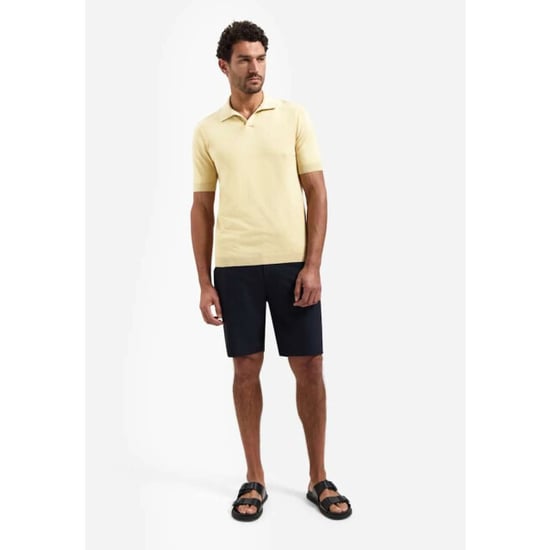 No Excess Pullover short sleeve v-polo melang yellow - Image 4