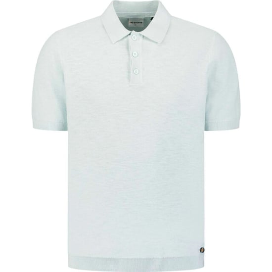 No Excess Pullover short sleeve polo slub sky - Image 5