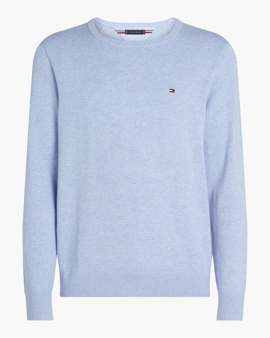Essential Crew Neck Sweatshirt in Light Blue - Image 2