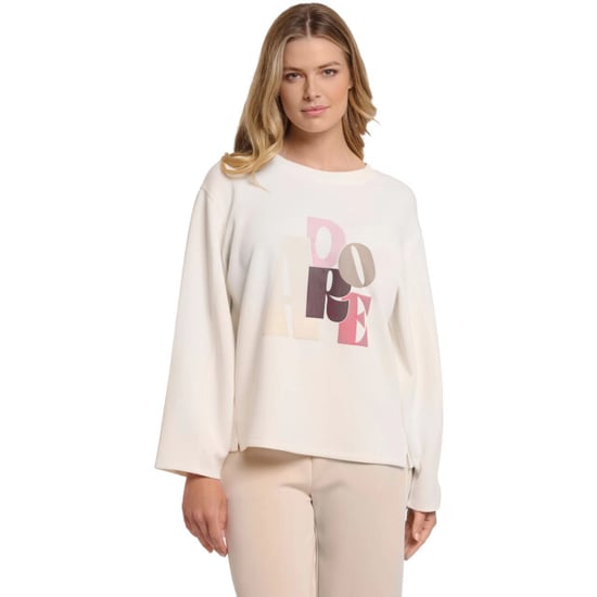 Rino & Pelle Xante.7002621 rino&pelle pullover with print snow white - Image 5