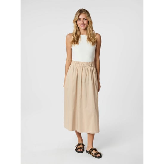 Neo Noir yara poplin skirt 158280 125 dark sand - Image 4