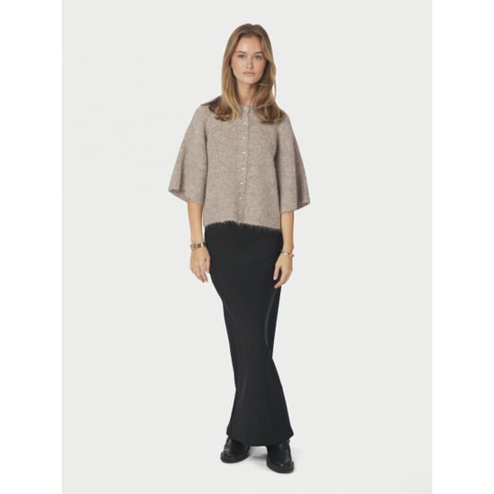 Neo Noir amaya fluffy knit cardigan 167529 976 melange - Image 2