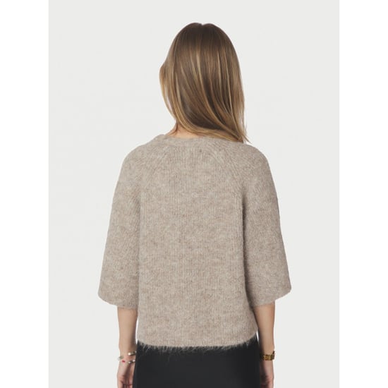 Neo Noir amaya fluffy knit cardigan 167529 976 melange - Image 3