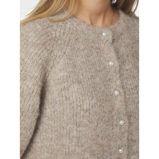 Neo Noir amaya fluffy knit cardigan 167529 976 melange - Image 4
