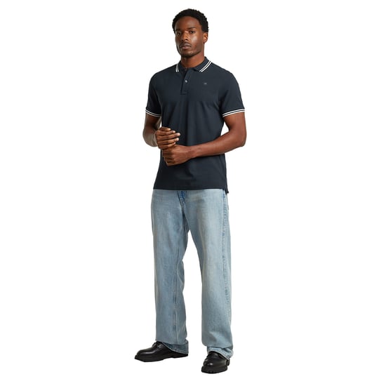 G Star Raw Dunda Slim Stripe Polo Polo Shirt - Image 6