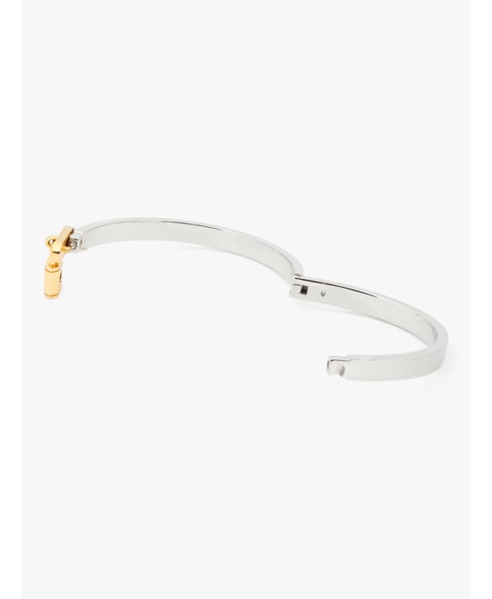 Lock And Spade Charm Bangle - Image 3