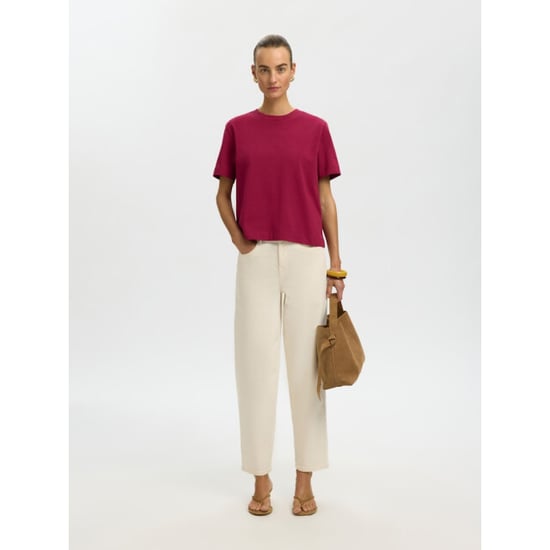 Selected Femme slwessential ss boxy tee noos 16087919 anemone - Image 3
