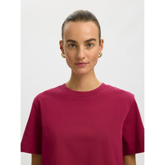 Selected Femme slwessential ss boxy tee noos 16087919 anemone - Image 6