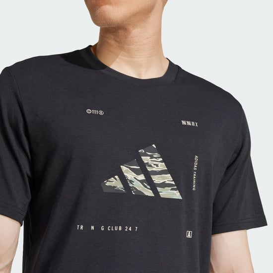 Climacool Training Camo Logo Graphic Tee - Image 4