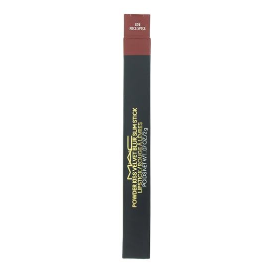 MAC Powder Kiss Velvet Blur Slim Stick Lipstick 2g - 876 Nice Spice - Image 3