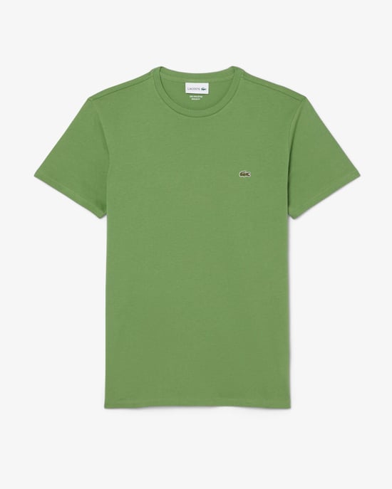 Lamb's Lettuce 02M Crew Neck T-Shirt in Sage Green - Image 1