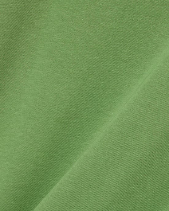 Lamb's Lettuce 02M Crew Neck T-Shirt in Sage Green - Image 3