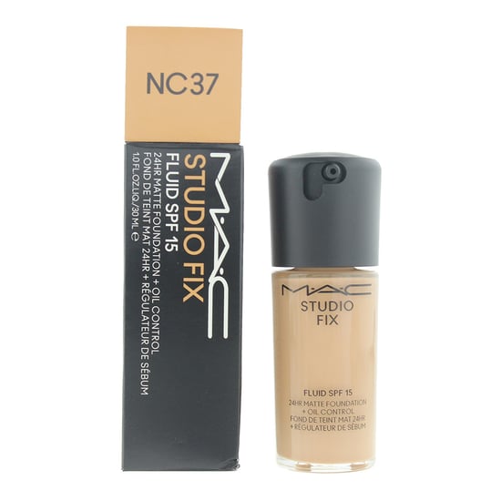MAC Studio Fix Fluid Foundation 30ml SPF 15 - NC37 - Image 1