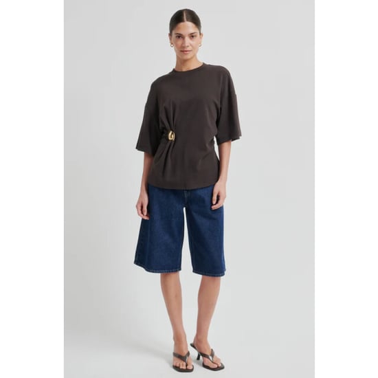 Second Female shirt km enora brooch tee 6150 chocolate tort - Image 2