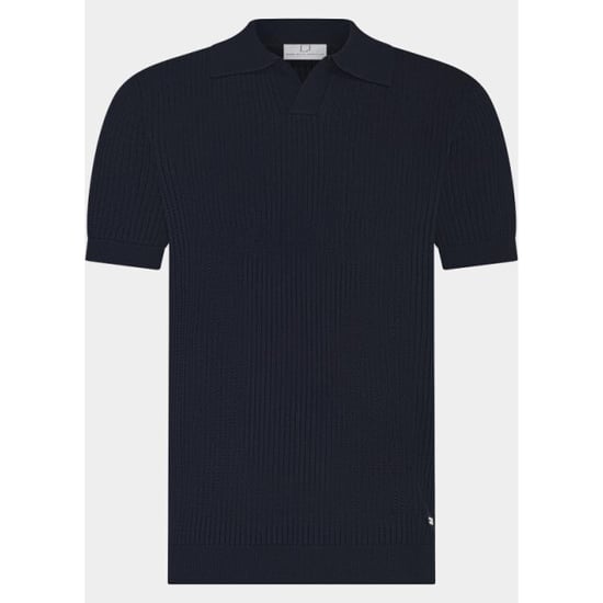 Born with Appetite Polo heren richard knitted polo ss halfz bwa26106ri21/4001 - Image 2