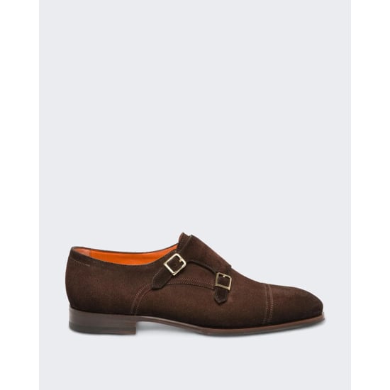 Santoni Heren double buckle loafer - Image 1