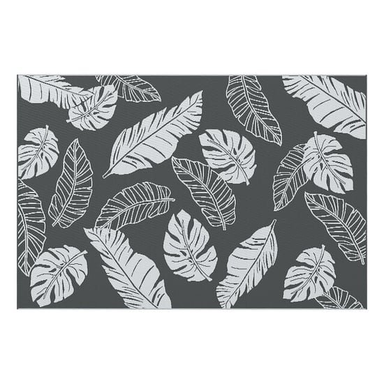 4goodz Waterbestendig buitenkleed met draagtas 182x274 cm grijs - Image 1