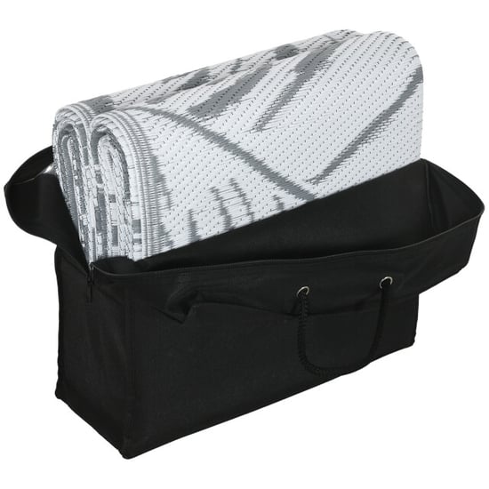 4goodz Waterbestendig buitenkleed met draagtas 182x274 cm grijs - Image 5
