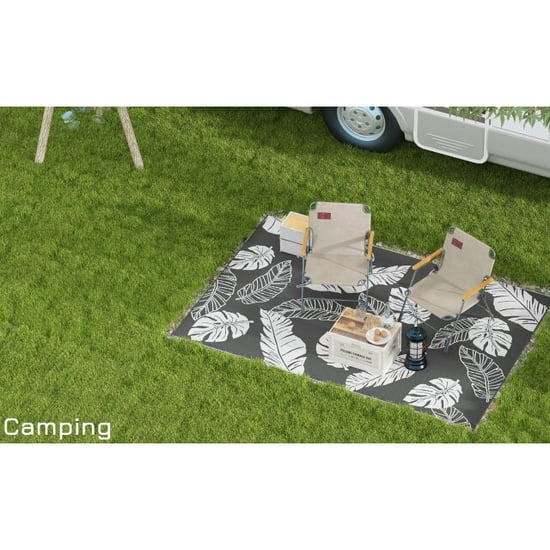 4goodz Waterbestendig buitenkleed met draagtas 182x274 cm grijs - Image 6