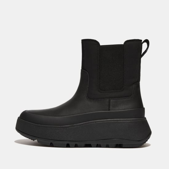 Women's Fit Flop F-Mode Water-Resistant Flatform Chelsea Boots in Black - Image 1