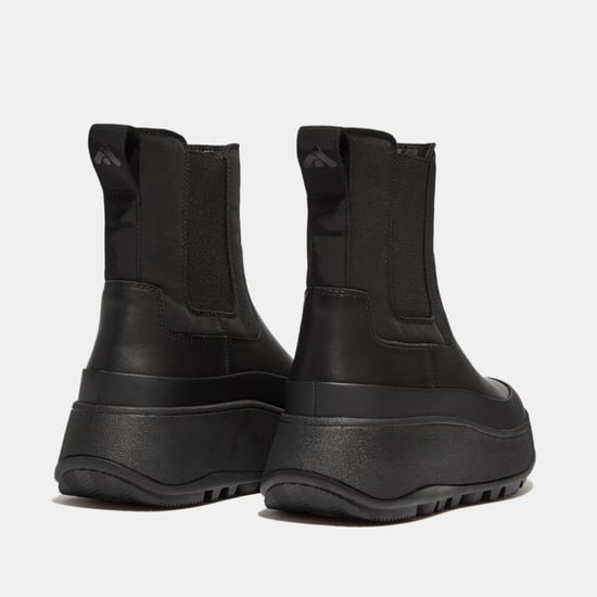 Women's Fit Flop F-Mode Water-Resistant Flatform Chelsea Boots in Black - Image 4