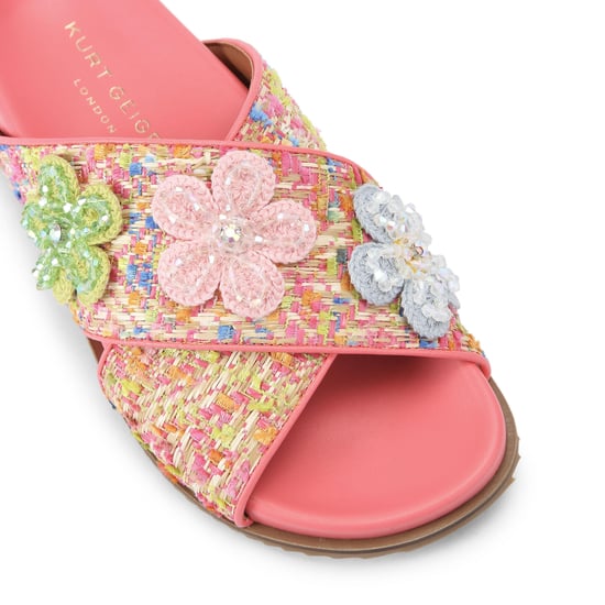 Kurt Geiger London Brixton Cross Strap Slide Sandals - Image 4