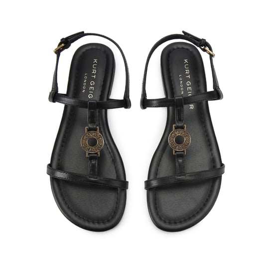 Kurt Geiger London Leather Bromley Flat Sandal Sandals - Image 2