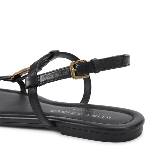 Kurt Geiger London Leather Bromley Flat Sandal Sandals - Image 3