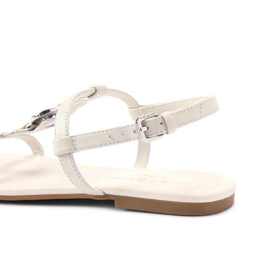 Kurt Geiger London Leather Bromley Flat Sandal Sandals - Image 3
