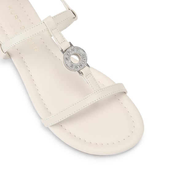 Kurt Geiger London Leather Bromley Flat Sandal Sandals - Image 4