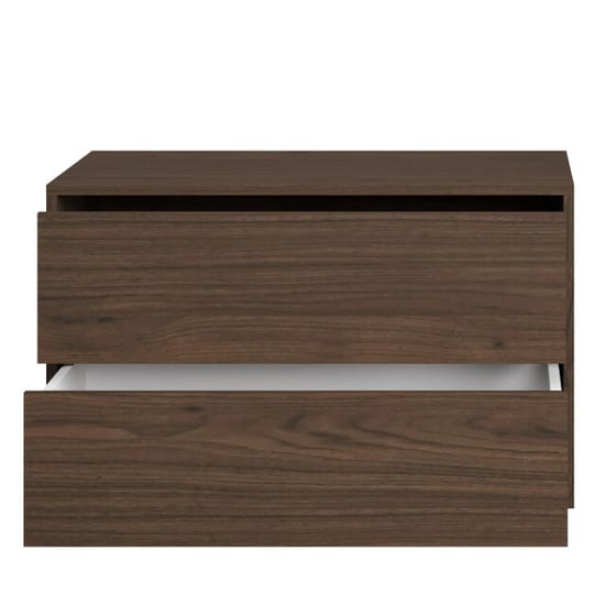 Badplaats Wastafel onderkast mali 80 cm bruin badkamerkast – hangend - Image 2